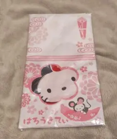 サンリオ レトロ ハンギョドン 妹 すみれちゃん ハンカチ 半熟温泉山水