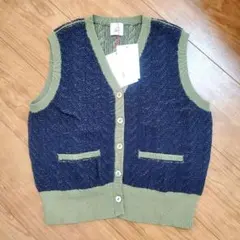 6ROKU　新品タグつきベスト　 ネイビー・カーキ