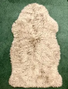 IKEA SKOLD ムートンラグ シープスキン イケア 90cm ふわふわ