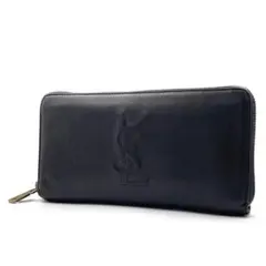 SAINT LAURENT サンローラン カサンドラ 長財布 ラウンドジップ 黒のサムネイル