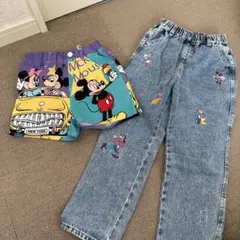 LITTCミッキーズボン2枚セット