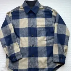 UNIQLO ブロックチェック柄 シャツジャケット メンズ M