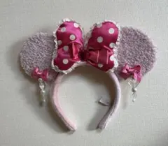 ミニー ピンク カチューシャ イヤリング ピンク