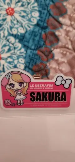 LE SSERAFIM オリジナルアクリルネームバッジ サクラ