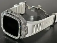 ws★アップルウォッチ　ラバーベルト カバー　Apple Watchバンド