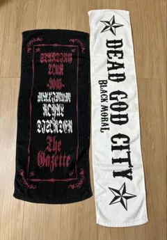 【新品】the GazettE タオル 5枚セット BLACK MORAL 2026年最新】国内アーティスト：the GazettE ミュージシャン タオルの
