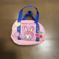 mezzo piano ベリエちゃん　スクールバッグ型ミニポーチ