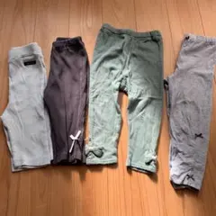 レギンス　パンツ　ズボン　4点セット　80と90