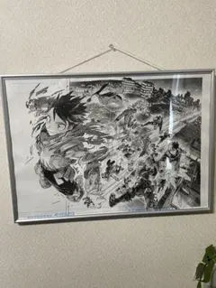 僕のヒーローアカデミア　原画展デジタル原稿プリント　1年Ａ組