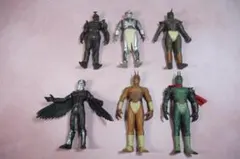 仮面ライダークウガ　アギト　怪人ソフビ　5体セット