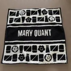 MARY QUANT タオルハンカチ 黒と白