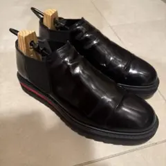 THE ONITSUKA サイドゴアブーツ 黒 オニツカ 革 ソールがレア THE ONITSUKA】SIDE GORE BOOT HI / サイド ゴア ブーツ ハイ（ブーツ