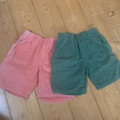 キッズハーフパンツ　２枚セット　120cm