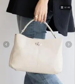 2日間限定価格‼️VitaFelice 本革3スペース2wayハンドバッグ