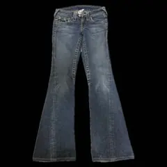 TRUE RELIGION フレアデニム　24インチ y2k グランジのサムネイル