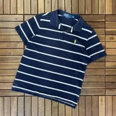 POLO RALPH LAUREN ボーダー 半袖 ポロシャツ ポニー刺繍