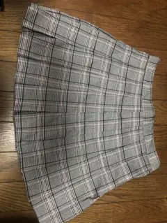 チェック柄 プリーツスカート