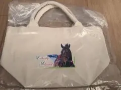 まねき馬　リバティアイランド 馬デザイン ミニトートバッグ　新品　競馬