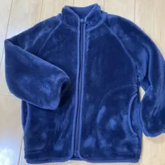 無印良品　ネイビー フリースジャケット サイズ110