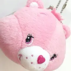 新品未使用　タグ付き　ケアベア　ダイカットフェイス　パスケース　がま口　コイン