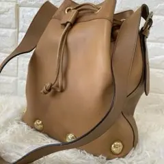 Salvatore Ferragamo✨巾着ショルダー　裏地総柄　ハイヒール金具