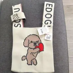 新品タグ付き・M&Co.・トイプー、イラストバッグ