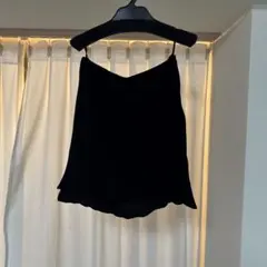 miu miu ブラック フレアスカート 38