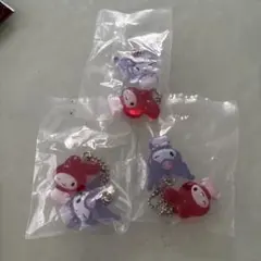 サンリオ なかよしドロップチャーム マイメロディ×クロミ　3点セット