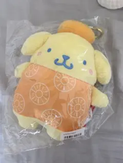 フルーツポンチ柄がま口ポーチ　ポムポムプリン