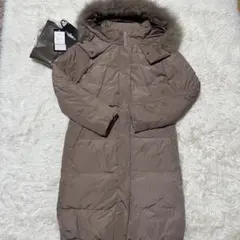 【未使用】ルイルエブティック 美シルエットベルト フォックスファー ダウンコート