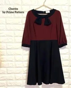 ୨୧ Cherite by Prime Pattern୨୧バイカラーワンピースのサムネイル