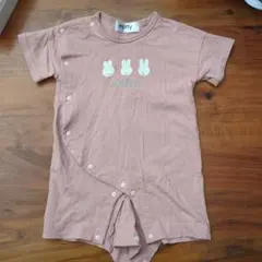 miffy ピンク 半袖ロンパース(80サイズ)