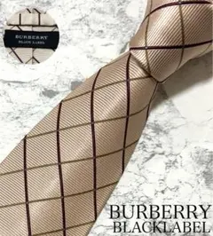 BURBERRY BLACKLABEL ネクタイ チェック柄 肉厚