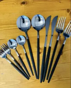 【値下げ中】【新品未使用】　Cutipol カトラリーセット ステンレススチール クチポール Cutipol ゴア 6点セット スプーン フォーク ナイフ