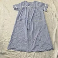 ハンドメイドおしゃれ大人可愛いフレンチスリーブワンピース エプロン