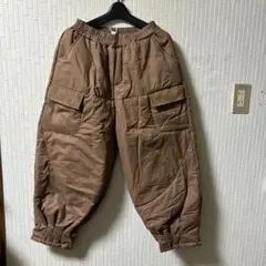 キルティングサルエルパンツ