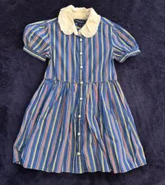 Ralph Lauren ストライプ 半袖ワンピース 4T