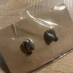 ツイスト イヤリング シルバー アクセサリー レトロ シンプル　アンティーク
