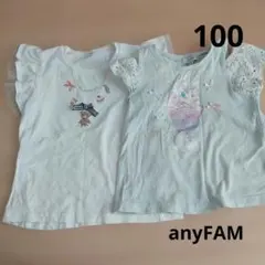 anyFAM Tシャツ 2枚セット 100