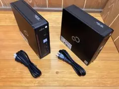 2台セット【超省スペース】富士通ミニPC 16GメモリSSD+HDD　win11のサムネイル