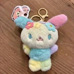 むにゅぐるみパティオ サンリオ ヒョウ柄ハート ふわちびフレンズ