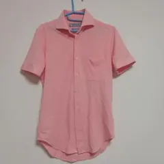 Cucitura スリムフィット ピンクポロシャツ S