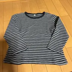 ボーダー柄 長袖カットソー 110