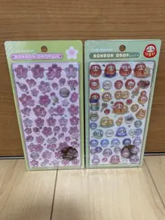 【正規品】　和柄　だるま桜セット　ボンボンドロップシール