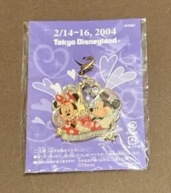 【非売品】東京ディズニーランド ミッキー・ミニー チャーム 2004年