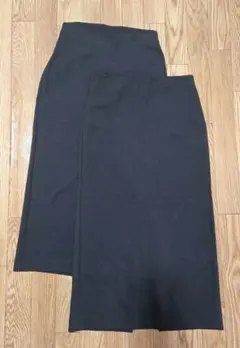 【UNIQLO】クレープジャージーナロースカート 2枚セット