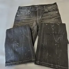 定価3.7万☆LGB（ルグランブルー）コーティング加工デニムパンツ（33