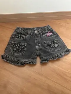 120サイズ ドット柄ポケット ハーフパンツ