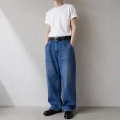 Carhartt カーハート 超極太 ワークデニムワイドパンツ 革タグ W44のサムネイル