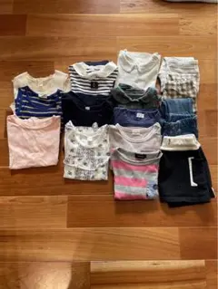 子供服 女の子 (80〜90cm) 夏秋向け詰合せ